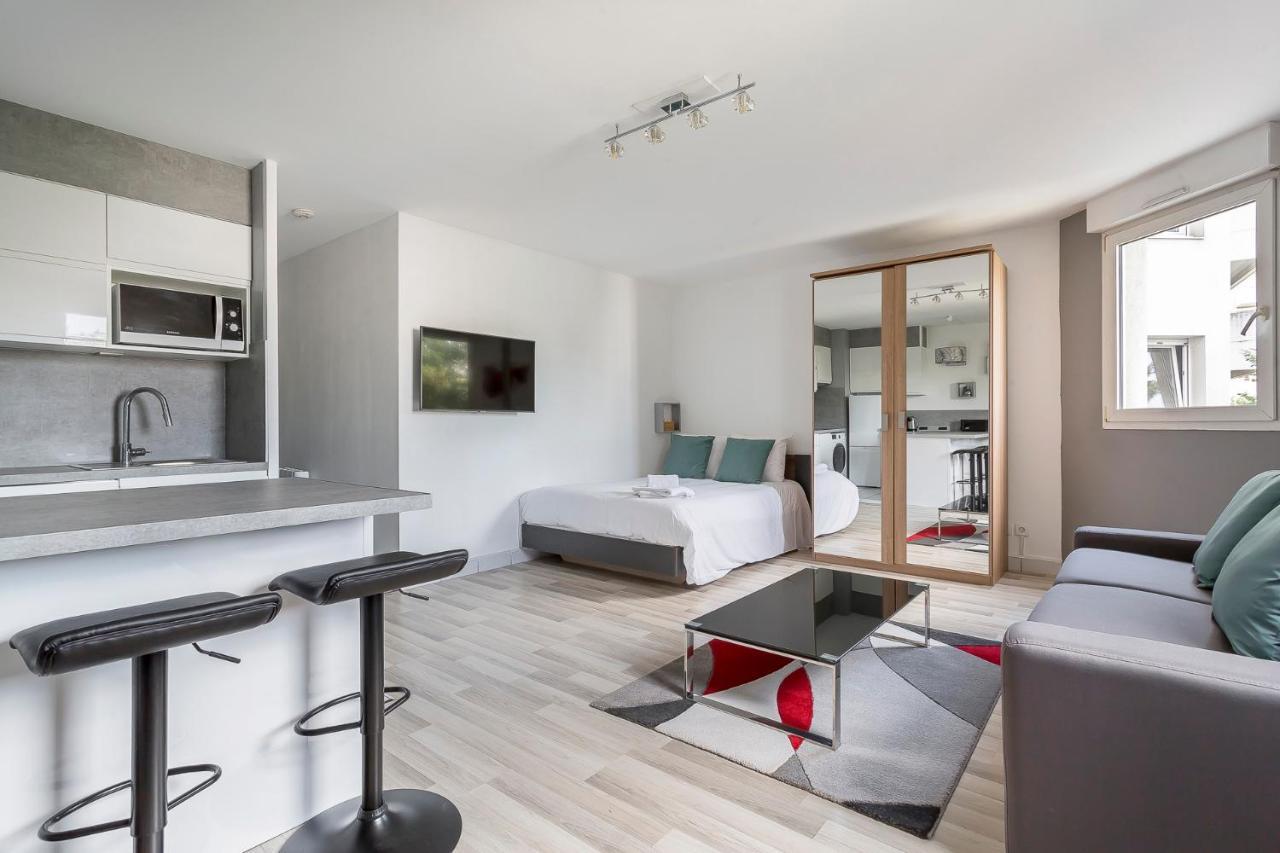 Studio Abondance - Proche Garemetrobus - Calme Apartment Lyon Exterior foto