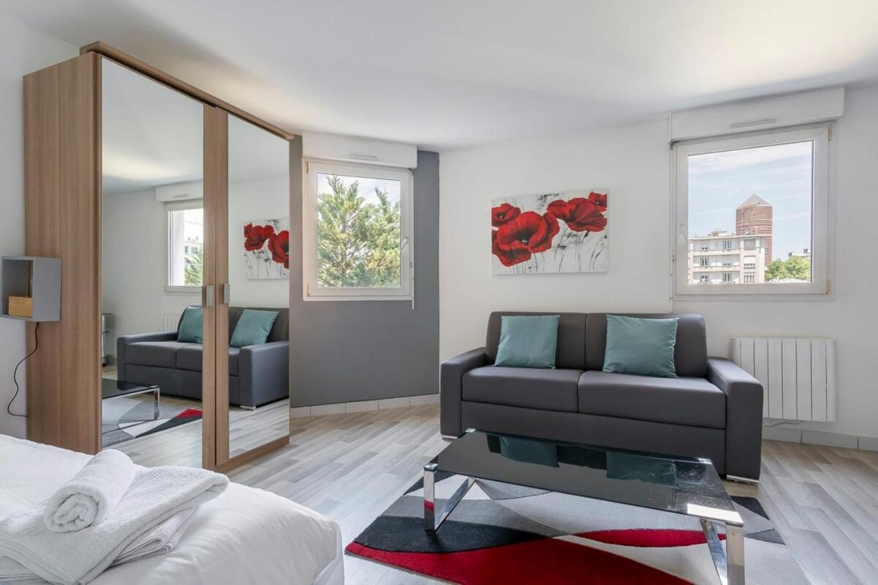 Studio Abondance - Proche Garemetrobus - Calme Apartment Lyon Exterior foto